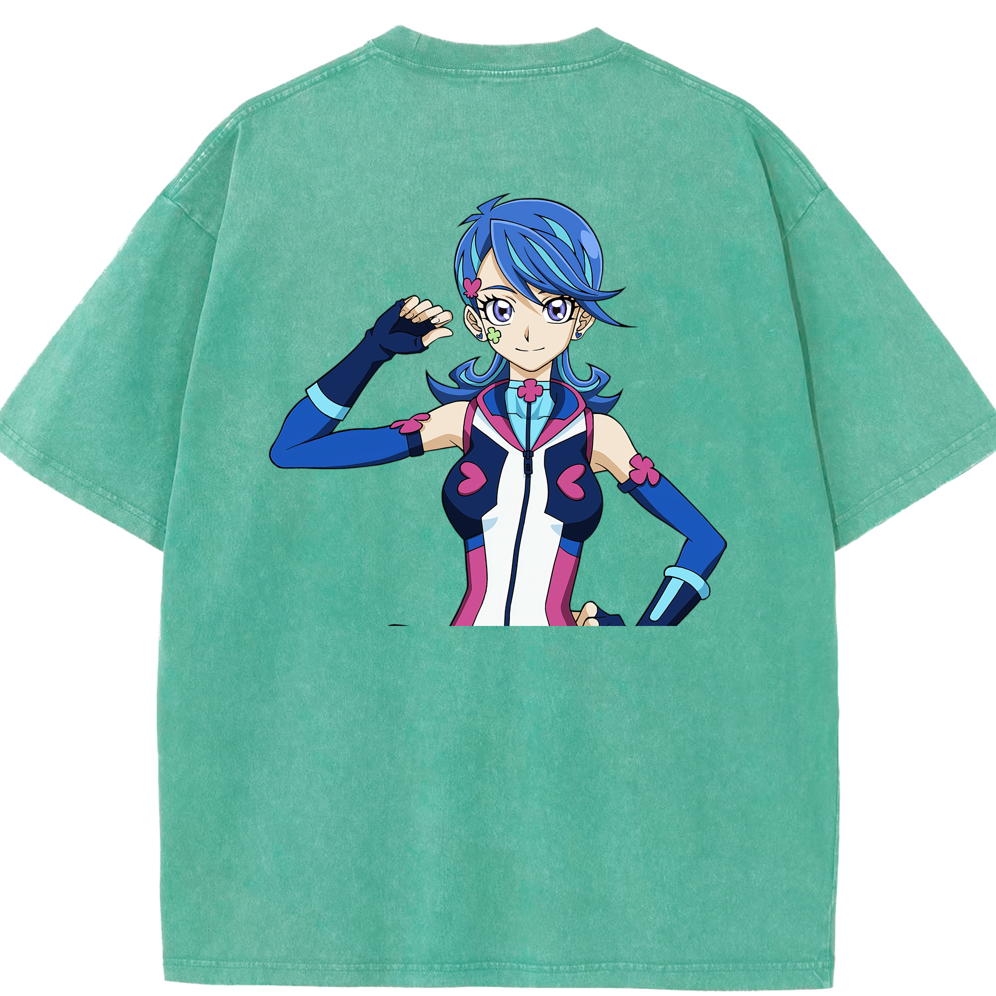 （画像用） 遊☆戯☆王 Yu-Gi-Oh! 綿100% ヴィンテージ風 半袖Tシャツ（背面プリント）